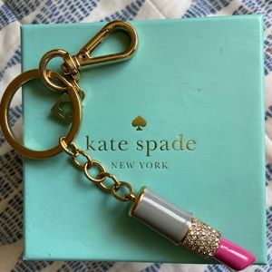 Kate Spade Lipstick Key Chain